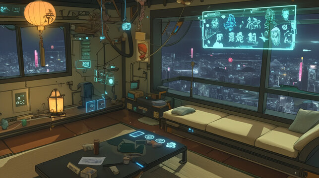 Cyberpunk Anime Concept Art
Futuristic transit stations