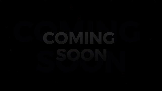 Dark minimalist background with subtle glowing typography for professional product launch countdowns and teaser event announcements