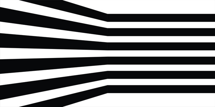 Abstract perspective line wave stripes with 3d dimensional effect.