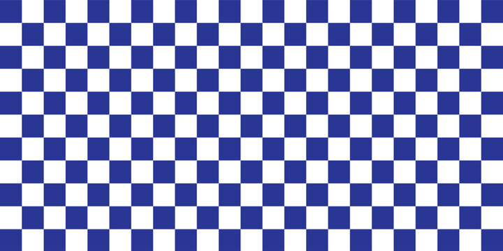 blue checkered pattern tablecloth vektor