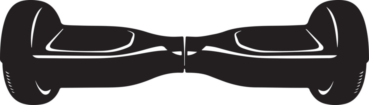 black and white hoverboard self balancing electric personal transportation