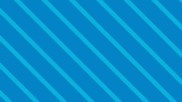 Linear Geometry Pattern in Vibrant Shades of Blue: Scripted Content Minimalist Bright Blue and Cyan Oblique Lines Seamless Texture with Parallel Slanted Stripes and Clean Abstract Geometric Background