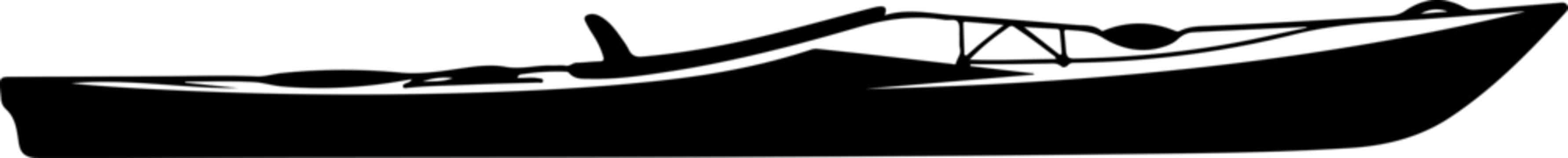 Vector boat silhouette, sailing vessel, black illustration, nautical graphic