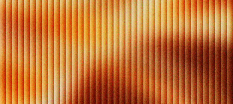 Abstract fluted glass texture with warm amber light, vertical ribbed glass pattern with soft orange glow, textured glass background for luxury branding, elegant architectural glass surface.