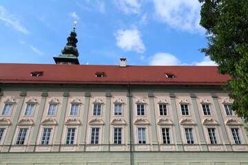 Obraz premium Landhaus in Klagenfurt, Austria. Landhaus is the local government building for the region of Carinthia.