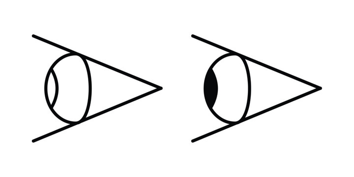 Eye side icon