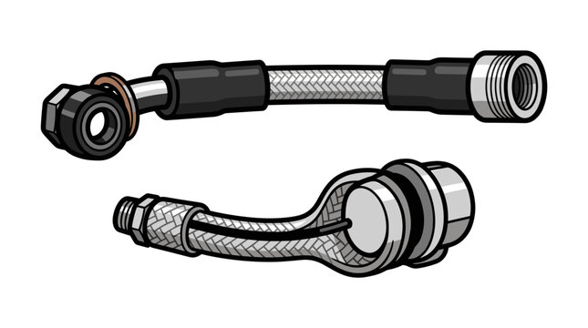 Tie rod end automotive parts.
