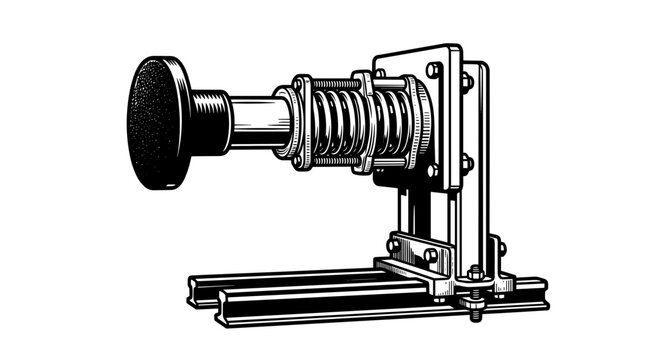 Vintage movie projector machine.
