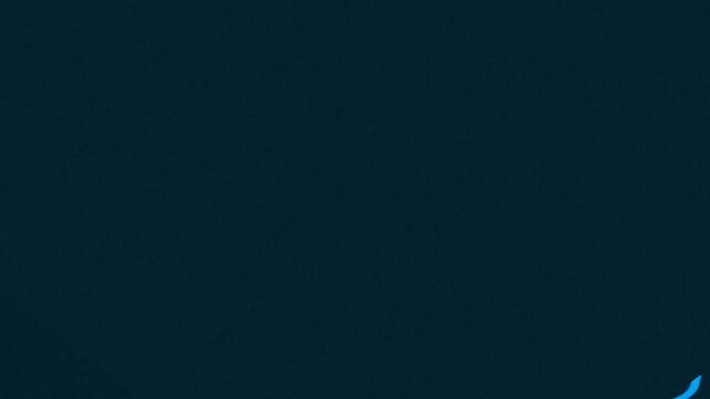Blue jagged line moving across dark blue background