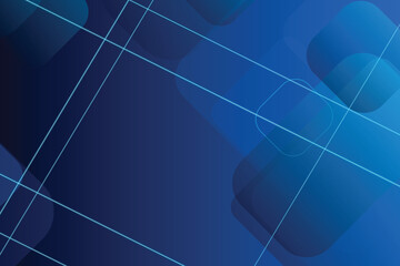 Obraz premium Abstract blue gradient with geometric grid and cylindrical shapes geometric shapes cylindrical forms