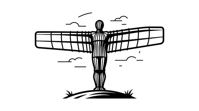 Angel of the North Sculpture Landmark 1.