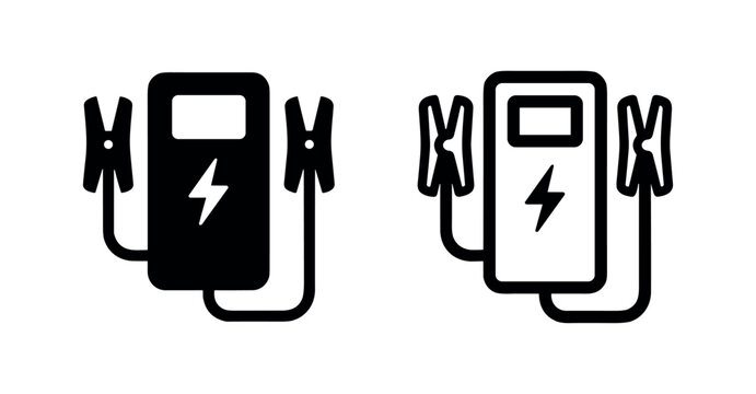 Car Battery Jump Starter Icon