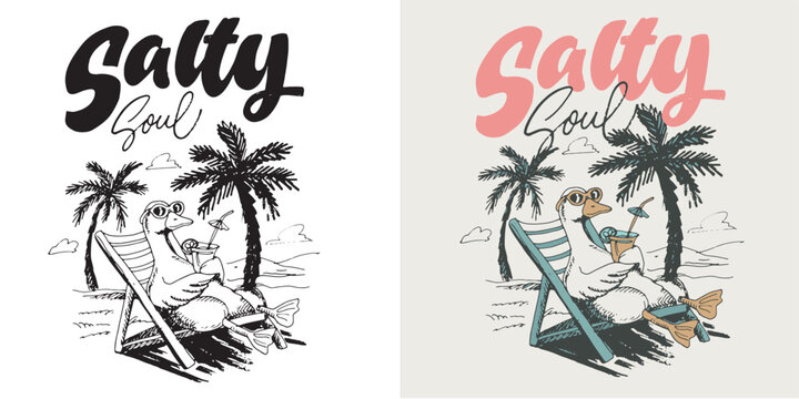 Summer vibes.  Lettering print t-shirt design, mug print about summer. Summer pattern background