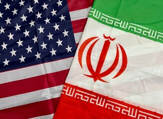USA and Iran deal concept, Conflict between America and Iran war or fight concept. USA vs Iran relationship concept background. © Creative Moon