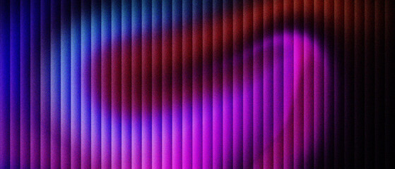 Abstract neon vertical lines background, vibrant purple and blue glowing stripes with dark shadows, futuristic light bars texture, colorful linear pattern for modern digital wallpaper design.