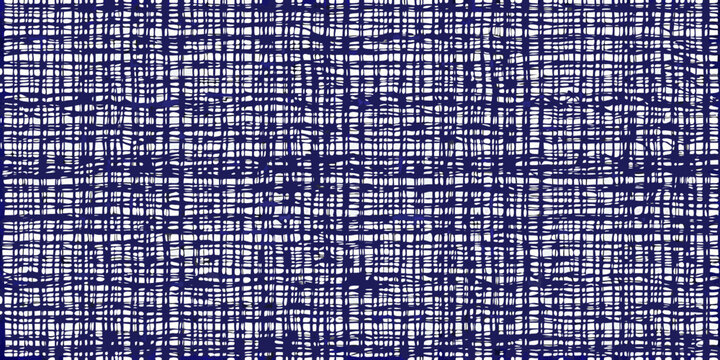 Dense crosshatch pattern in navy and white abstract vector illustration