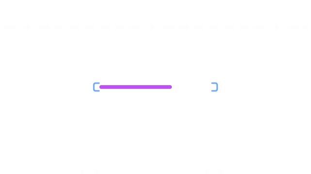 Horizontal progress bar with magenta fill flat UI overlay element animation. Loading status in bracket endpoints. Completion tracking. Animated user interface component. Modern motion graphic