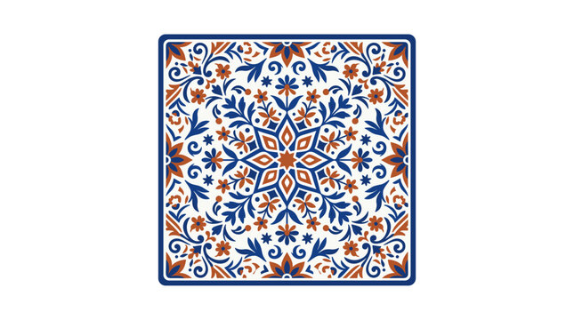 Intricate Floral Mandala Pattern.