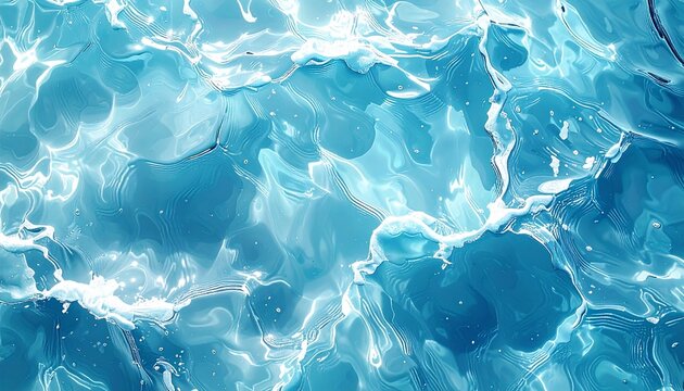 Top-down realistic water texture, detailed ripples, photorealistic, seamless background, ultra-detailed, sharp focus.