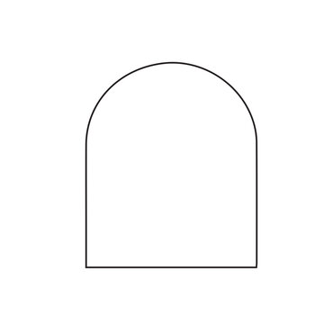 Minimal Arch Shape Icon
