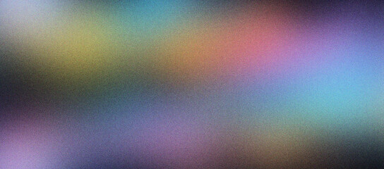 Grainy gradient background with vibrant rainbow colors and lo-fi aesthetic. Abstract noise texture...