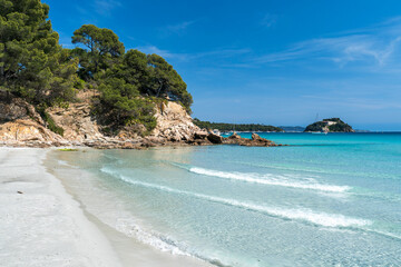 Obraz premium Sandstrand an der Côte d'Azur
