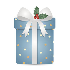 Obraz premium Festive Christmas Tree with Holiday Decorations
