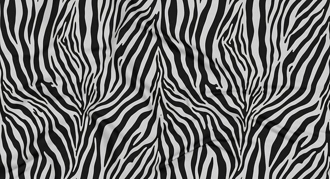 seamless zebra pattern in luxury silk fabric style