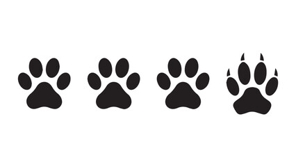 animal paw prints © Nadira