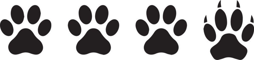 animal paw prints © Nadira
