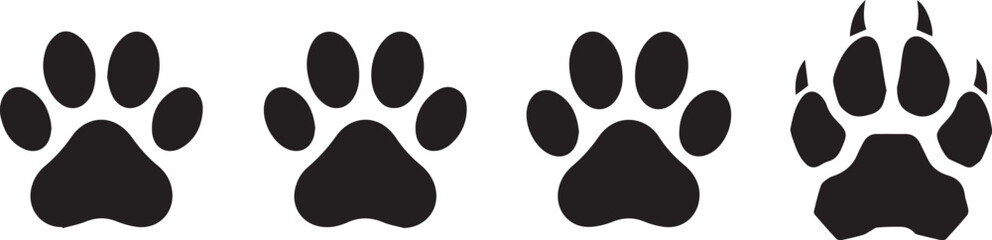 animal paw prints © Nadira