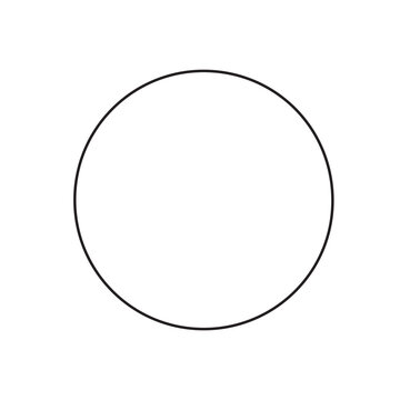 Simple Outline Circle Icon