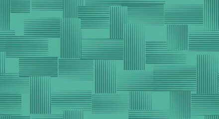 Abstract seamless background pattern with intersecting teal green lines background seamless abstract geometric graphics wallpaper repeating structure backdrop illustration © KAMRUZZAMANKAMRUZZAM