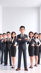 Obraz premium group of business people