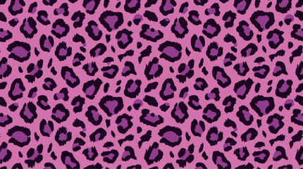 Pink Leopard Print Pattern A Repeating Animal Skin Texture © Abdul