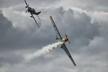 Samolot podczas pokazów lotniczych Świdnik Air Festival © BMC