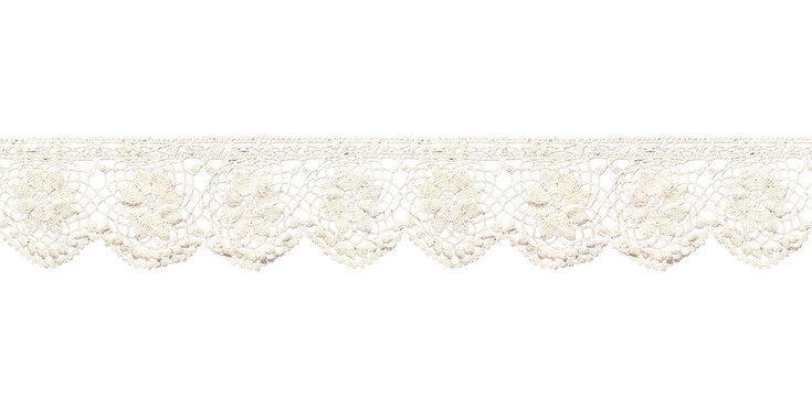 seamless floral lace trim