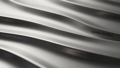 Obraz premium A polished silver brushed metal texture background with a shiny metallic stainless steel surface pattern and gray chrome reflections on a light aluminium plate backdrop, created with generative ai