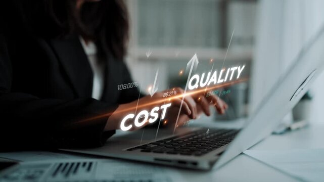 Increase quality and reduce cost represent quality, cost, and performance optimization for business strategy and resource efficiency Marrow