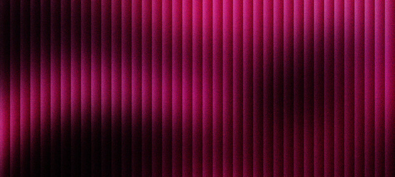 Magenta vertical stripes background, abstract pink neon light lines pattern, dark fuchsia gradient texture with glowing parallel bars, modern cinematic backdrop for digital media and banners.