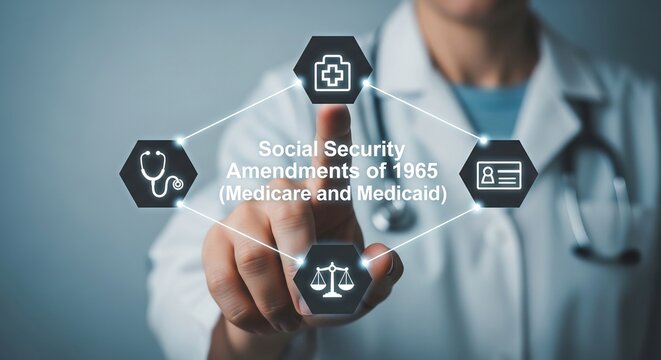 Social Security Amendments of 1965 Medicare Medicaid Interactive Screen Concept
