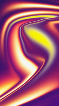 Vibrant neon orange purple swirl with yellow highlight gradient background for poster and digital banner design