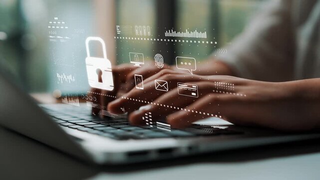 Cyber security safeguards data and systems. Cyber security uses AI, digital security protects cloud, Cyber security defends finance, and ensures access control. Marrow