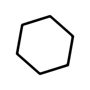 Minimalist Hexagon Shape