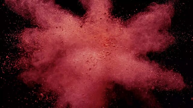 Abstract digital animation with glowing neon text overlay displaying video effect neon mp4 on a dark background with film strip elements