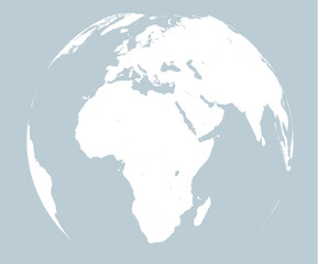 Globe shaped Earth World Map © Raheel stocks