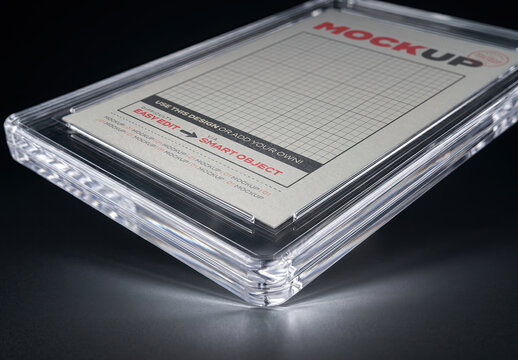 Card Case Close Up Mockup
