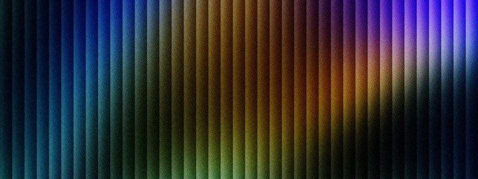 Futuristic vertical line background with neon blue and orange glow, abstract dark texture with repeating parallel stripes, modern digital pattern for technology banners and website headers.
