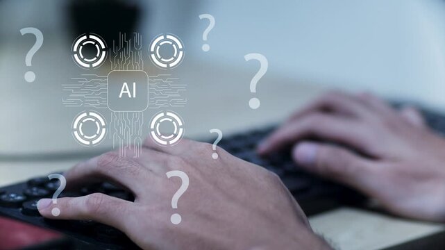 Business professional using a laptop, representing smart tool selection, technology research, automation strategy, and digital innovation.
