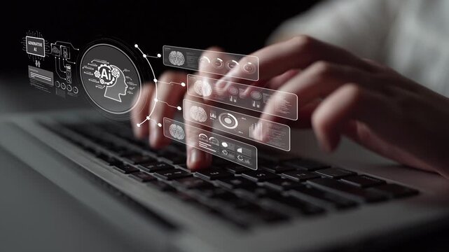 AI Assistant Brain Processor with LLM Technology, Big Data, Machine Learning, Generative AI for Business Support, Future Agentic AI Technology and Artificial Intelligence Prompt Engineering. Muxer